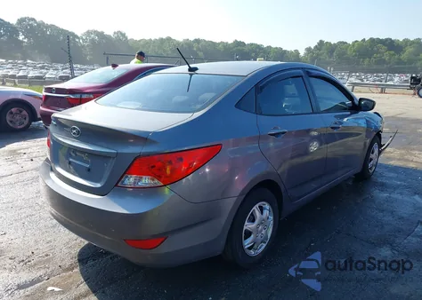 2013 Hyundai Accent Gls из США, поврежденный, VIN KMHCT4AE8DU554967